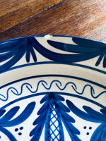 Load image into Gallery viewer, Große spanische Keramikschale Platte handbemalt
