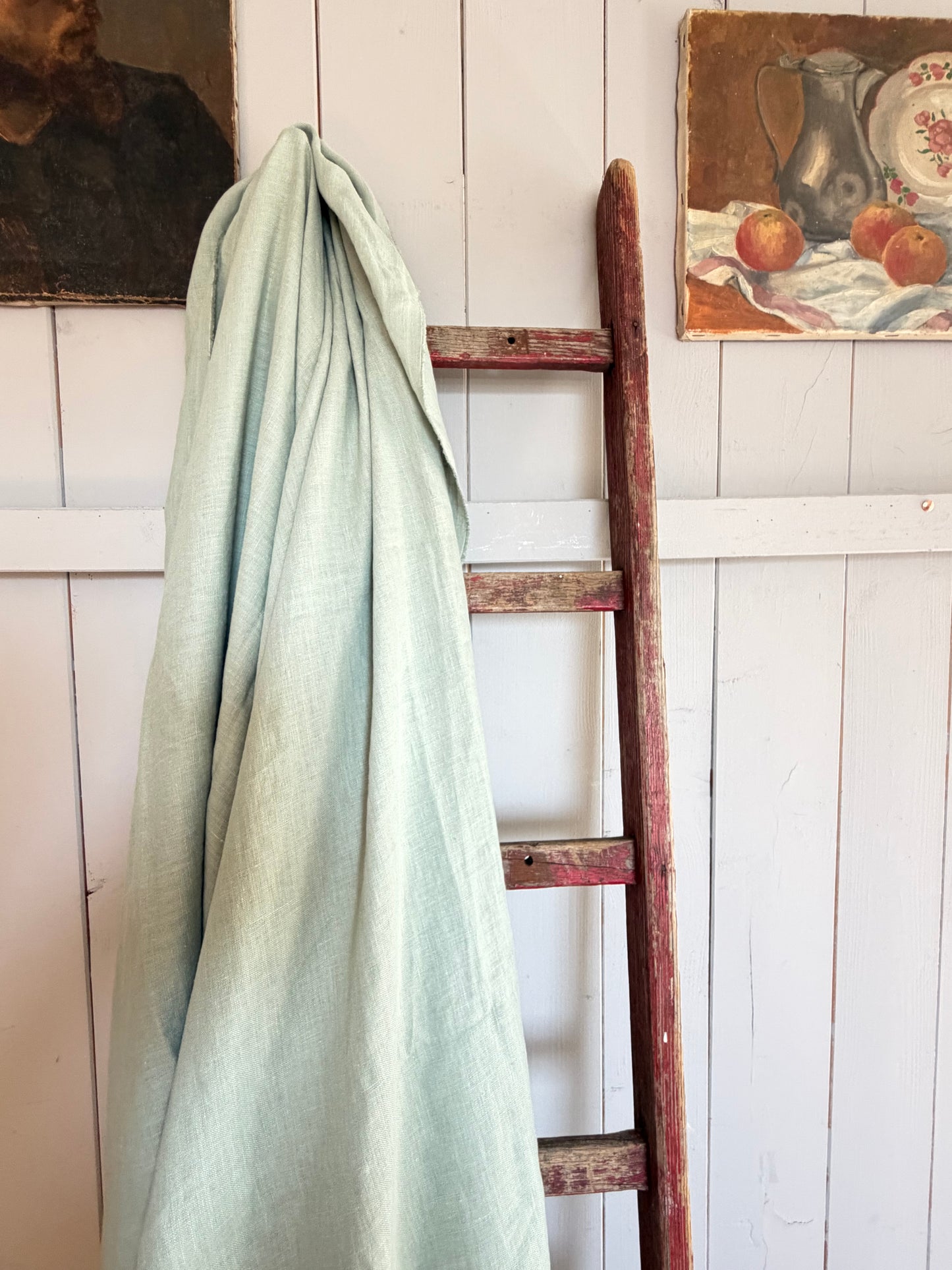 Washed Leinen in Pastell-Mint 2,65 x 1,55