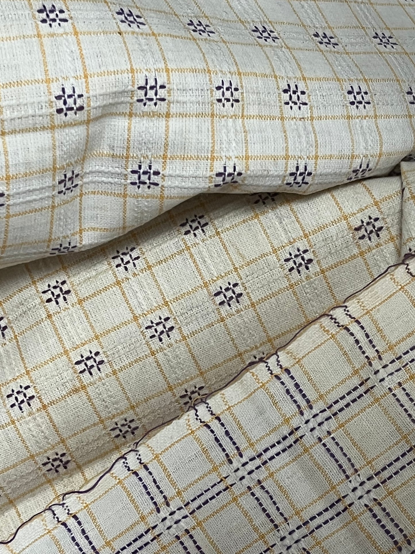 Seltenes Leinen aus den 1930er Jahren: 4 x 1,6 Meter