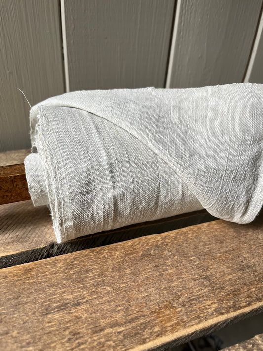 Fantastische 6,5 Meter handgewebtes Leinen aus Bayern um 1900 -  1,5 Kilo