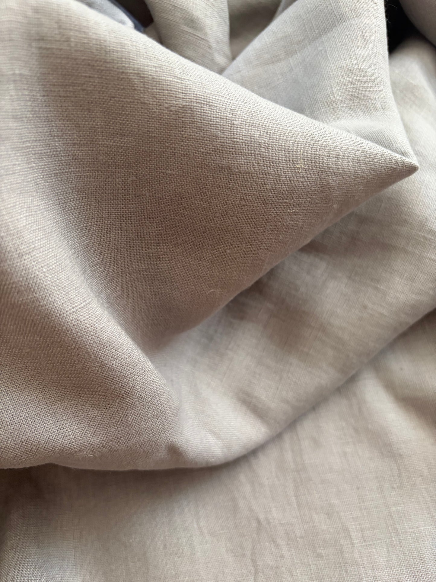 Washed Leinen in zart Grau 7 x 145