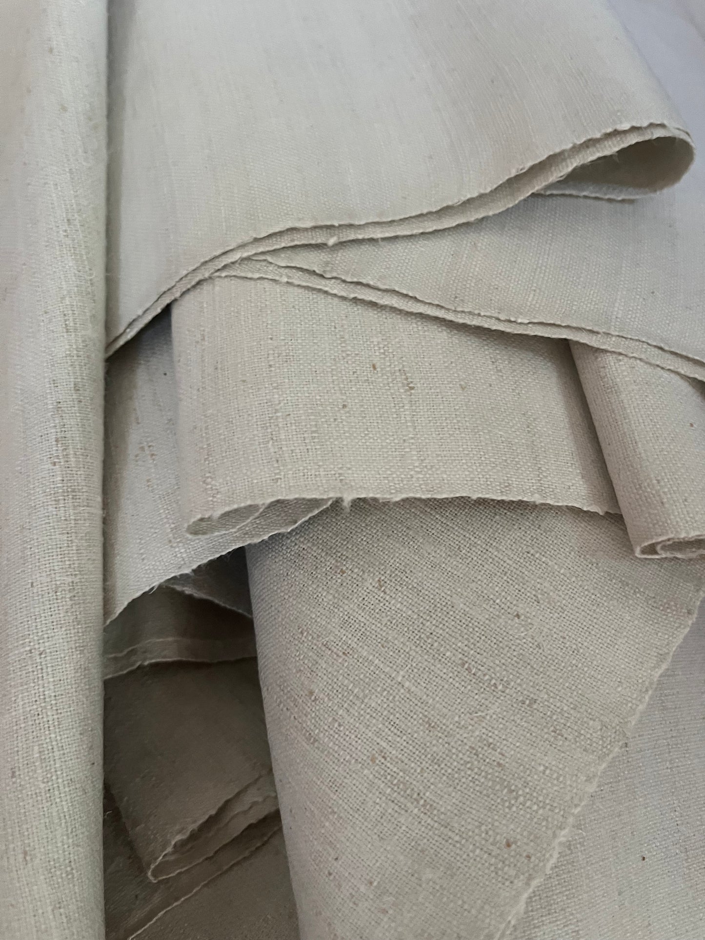 Top antikes Leinen: 13 Meter, sauber und fein gewebt - 2,4 Kilo