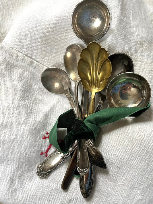 6 x Vintage Löffel aus Belgien