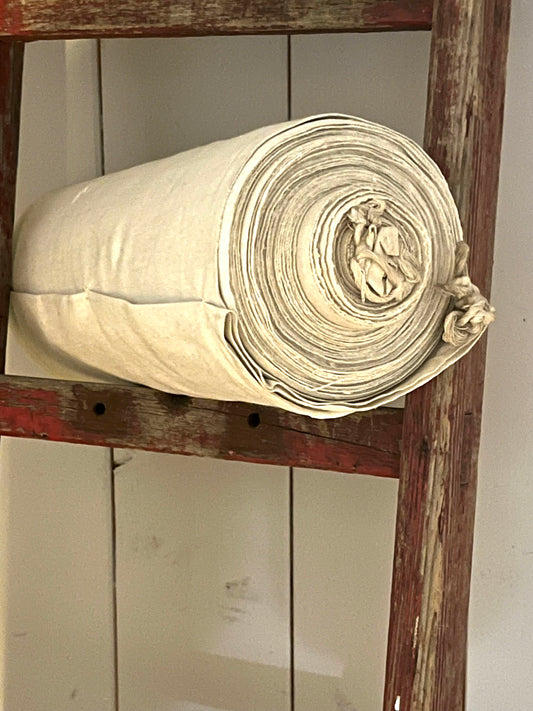 Rarität: 7 Meter antikes Leinen, sauber und fein gewebt