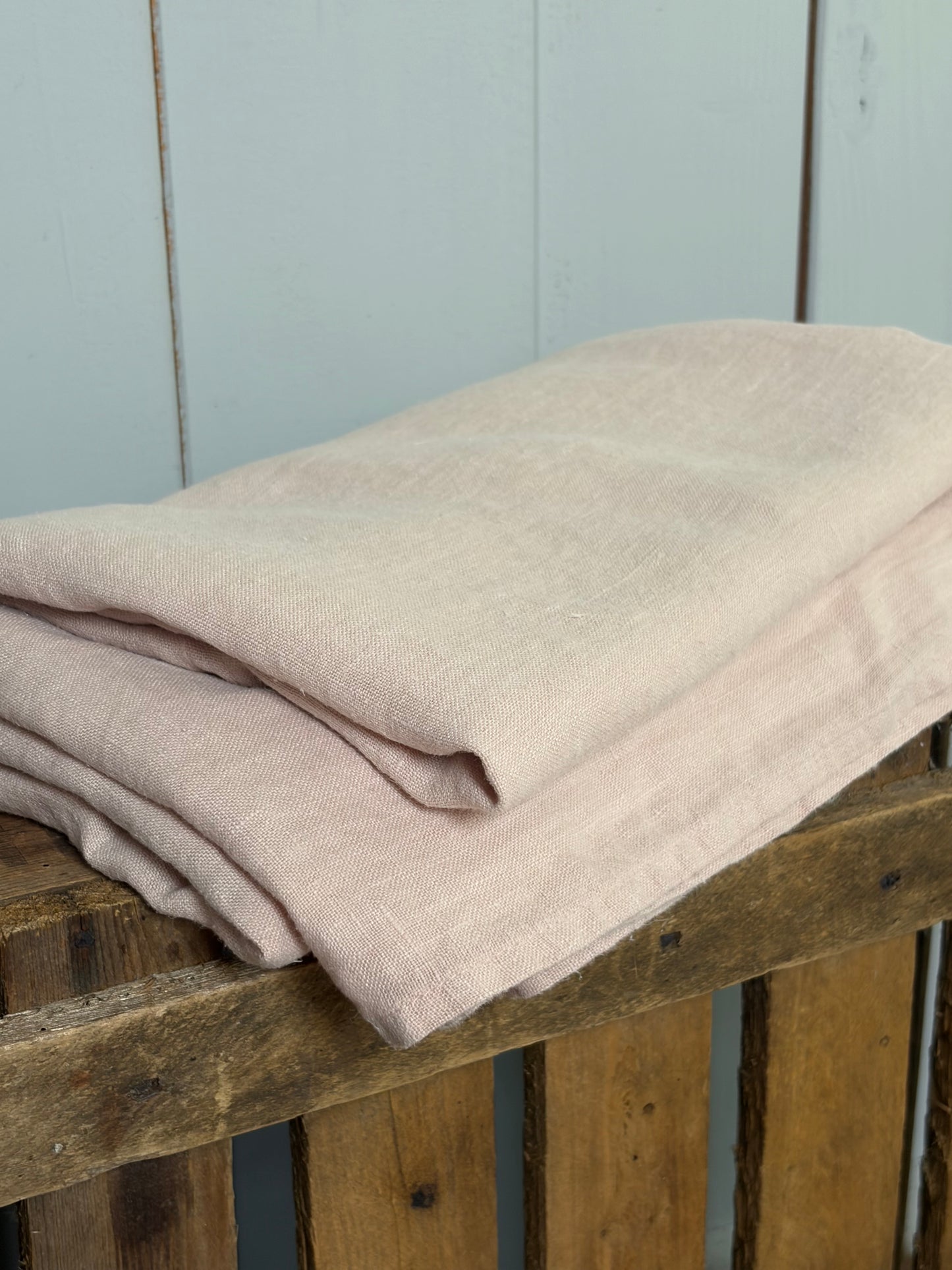 XL Leinentuch washed Leinen in Rosé 140 x 220