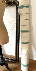 Charger l&#39;image dans la galerie, Extra breites, altes Leinen, mit Streifen 1x 1,5 m
