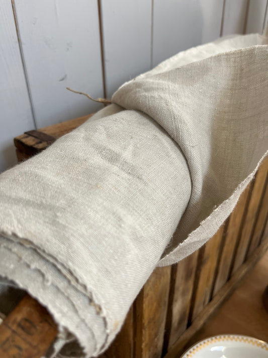 4,4 Meter handgewebtes Leinen aus Bielefeld um 1896 -1 Kilo