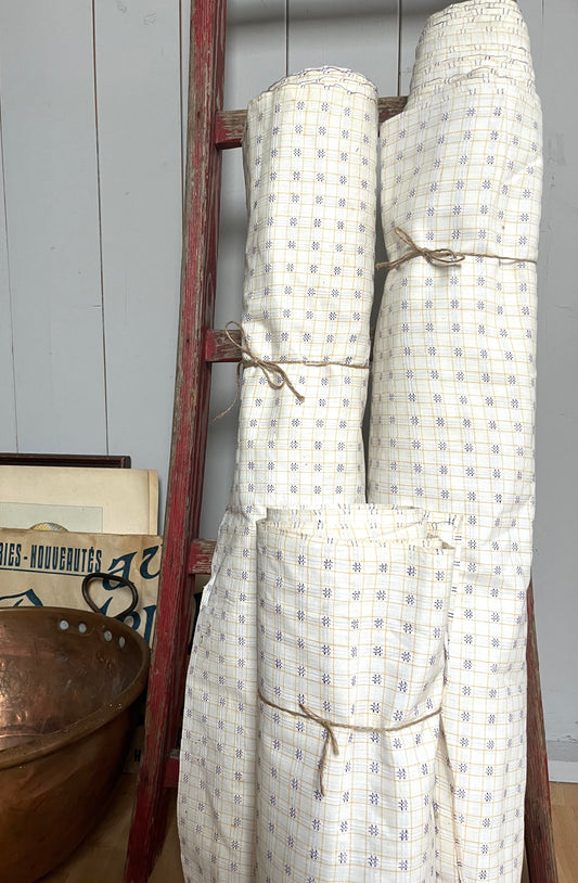 Seltenes Leinen aus den 1930er Jahren: 4 x 1,6 Meter