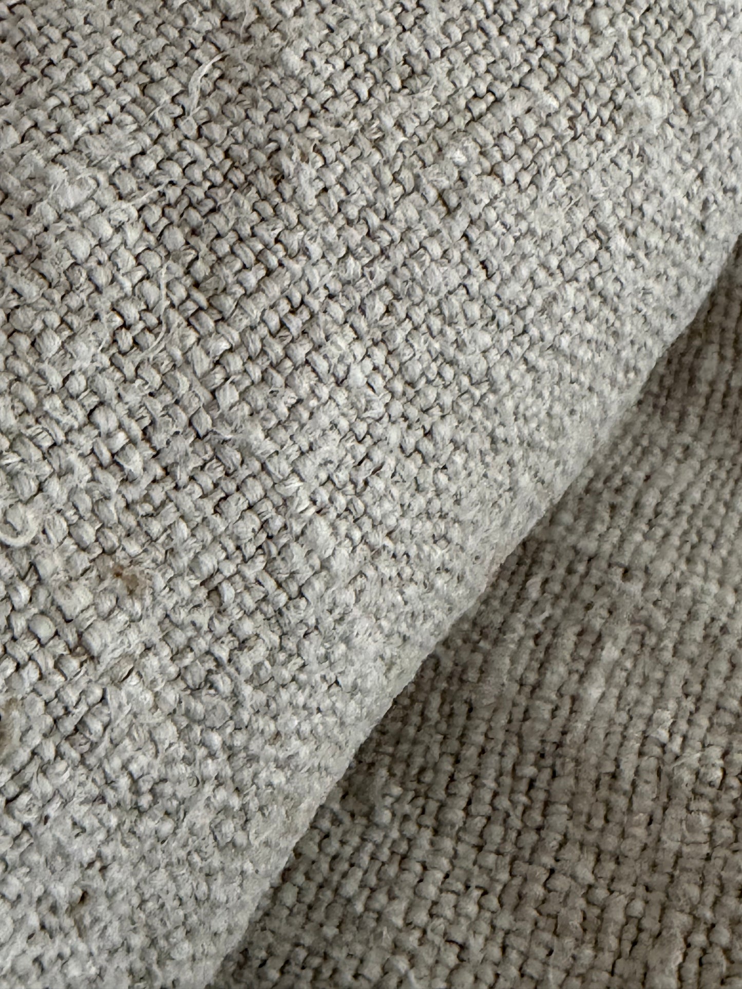 Antikes Bauernleinen von Ende 1800 - 2,5 x 0,8 - sauber