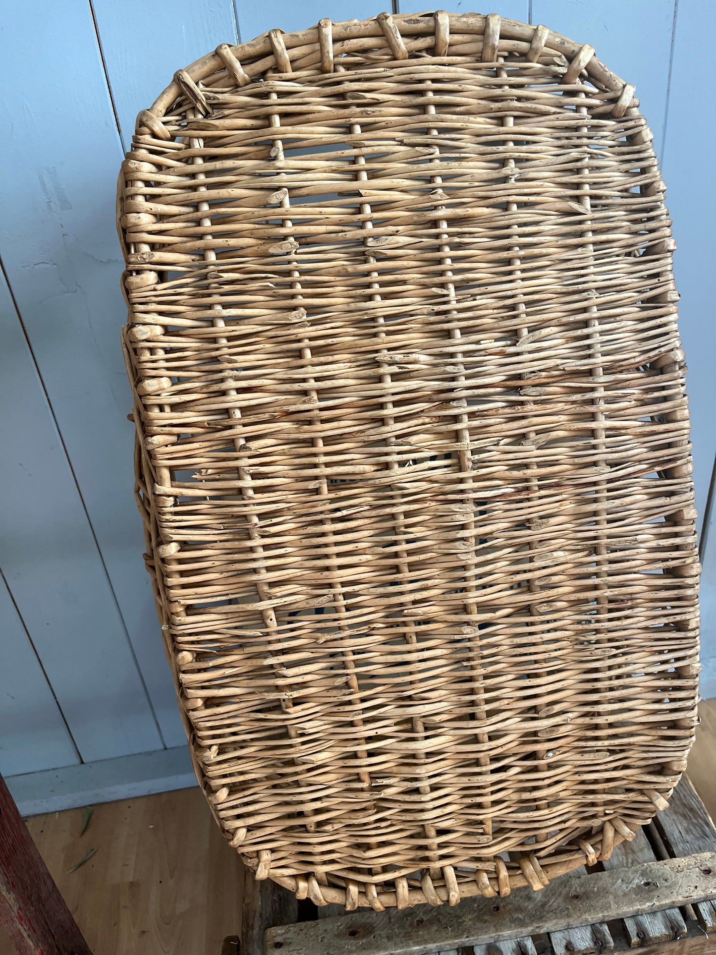 Großer vintage Wäschekorb aus Belgien