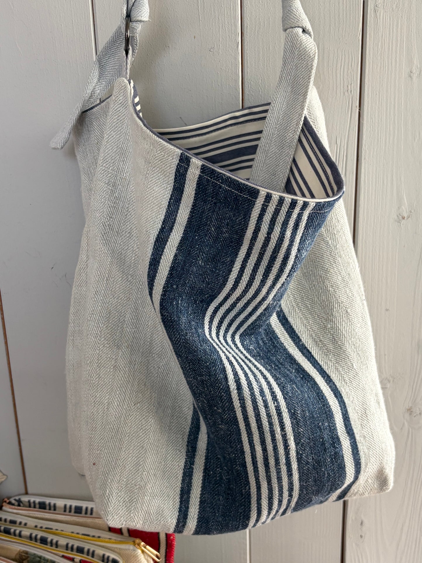Everyday Tasche aus kräftigem altem Leinensack