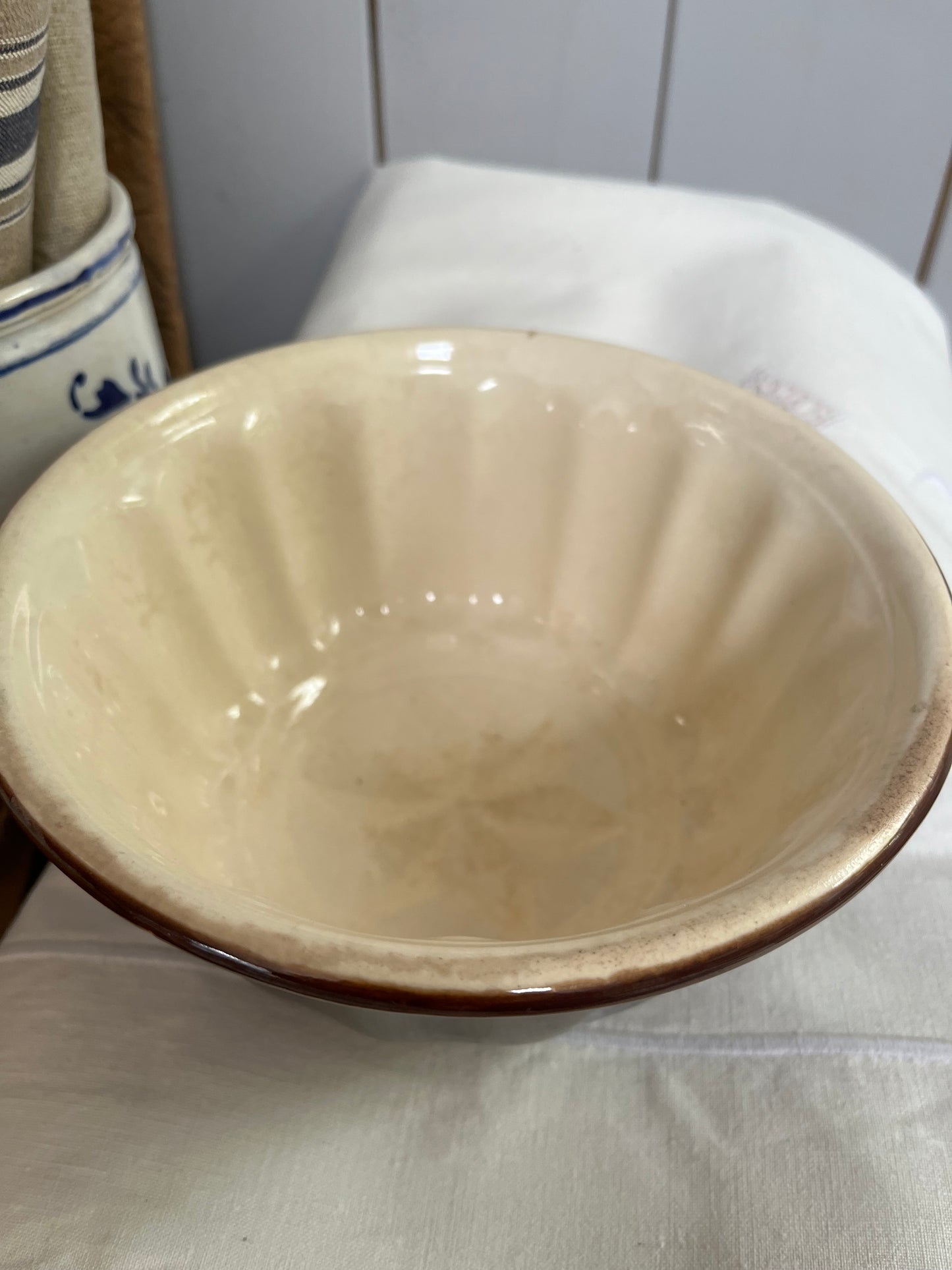 Große und alte Puddingform aus Frankreich