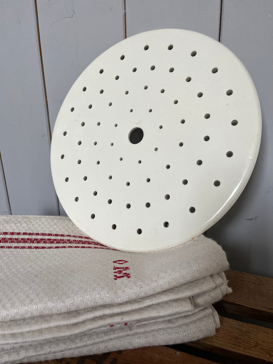 Seltenes Keramik Abtropfsieb Abtropfteller aus Belgien