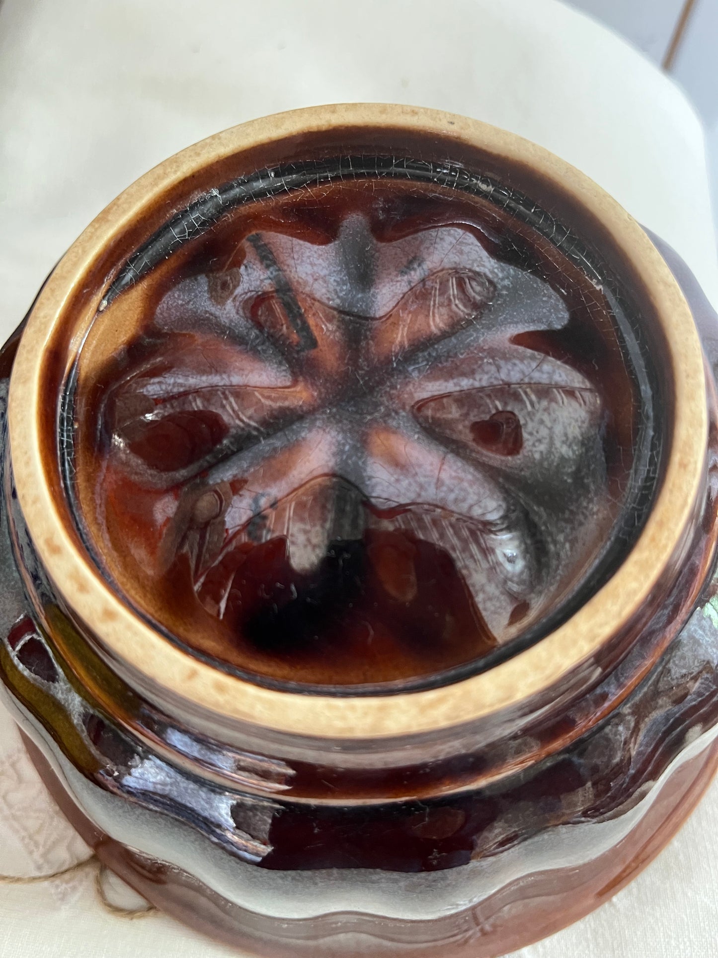 Große und alte Puddingform aus Frankreich