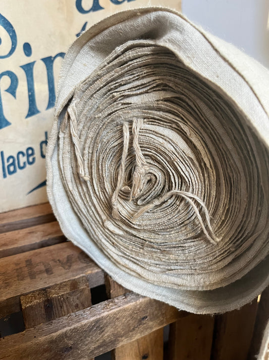 Rarität: 5 Meter Leinen 1895 gewebt, hervorragende Qualität, sauber