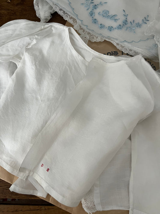 Set: Vintage Baby Leibchen und Lätzchen