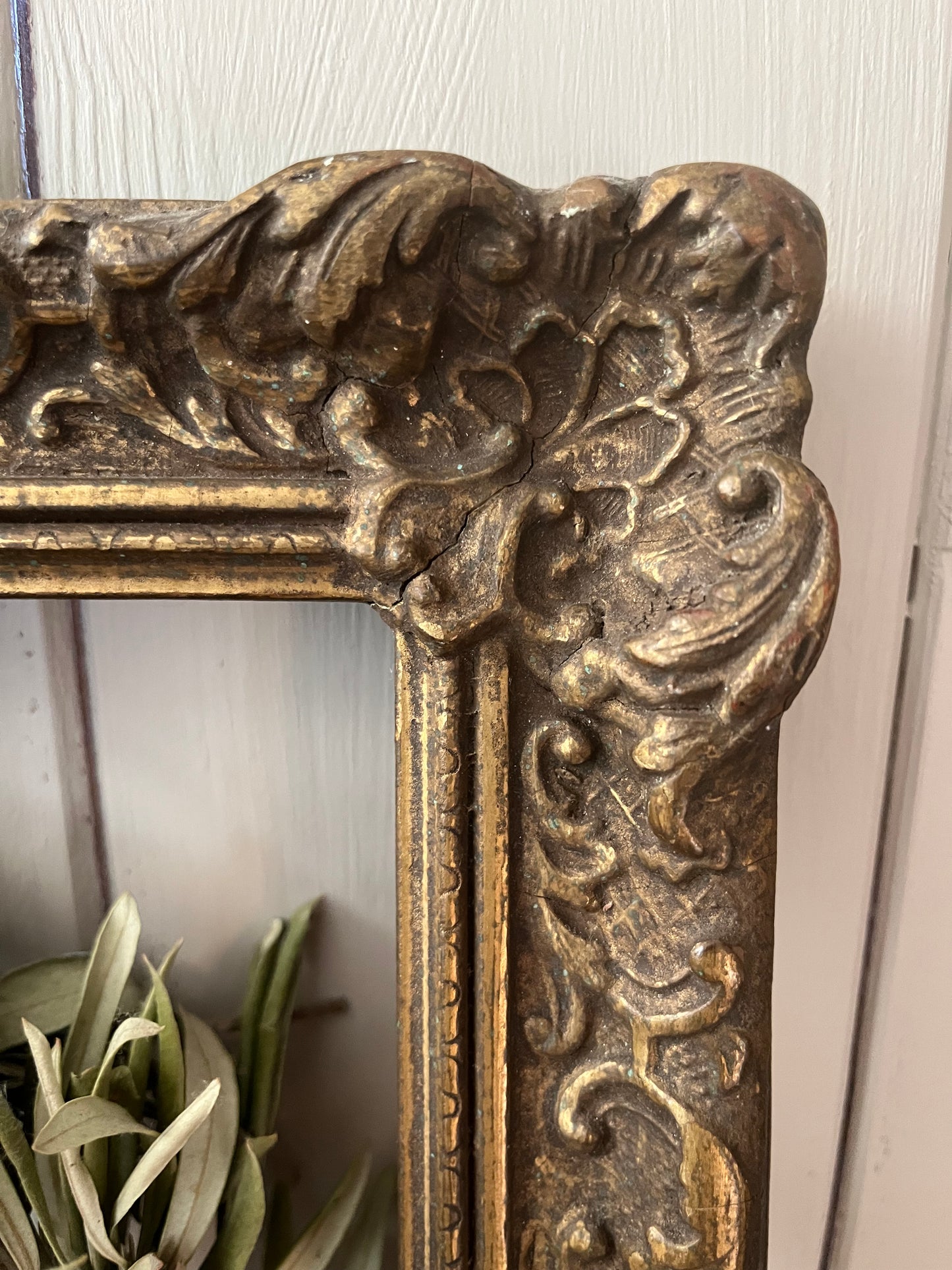 Besonders schöner, antiker Stuckrahmen in top Zustand