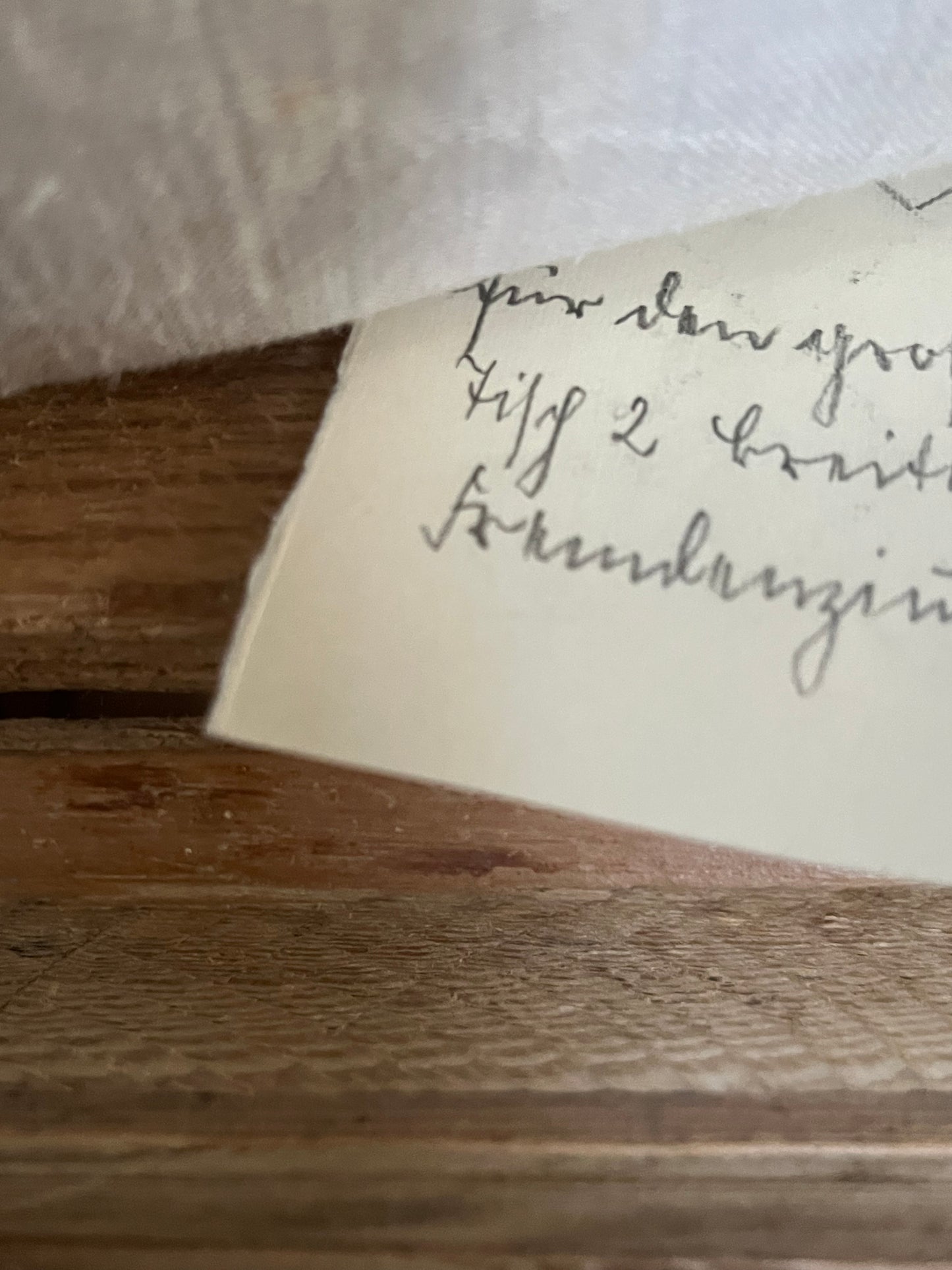 Original verschnürt: 8 Meter schweres Leinen 1940er Jahre - 2,4 Kilo