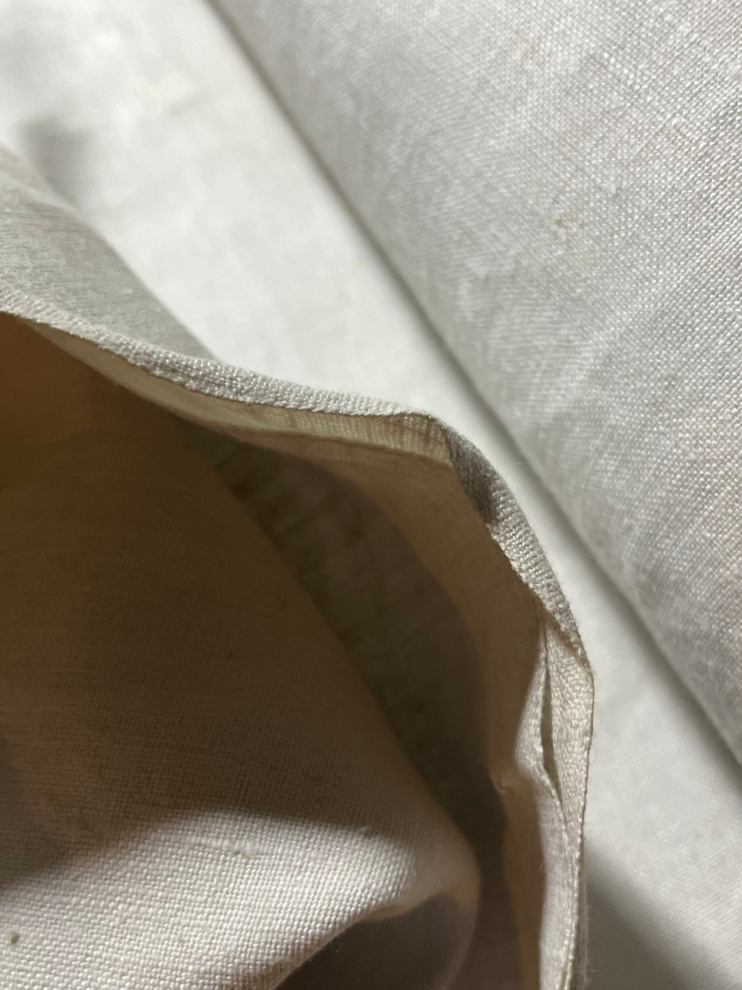 Rarität: 6 Meter antikes Leinen, sauber und fein gewebt