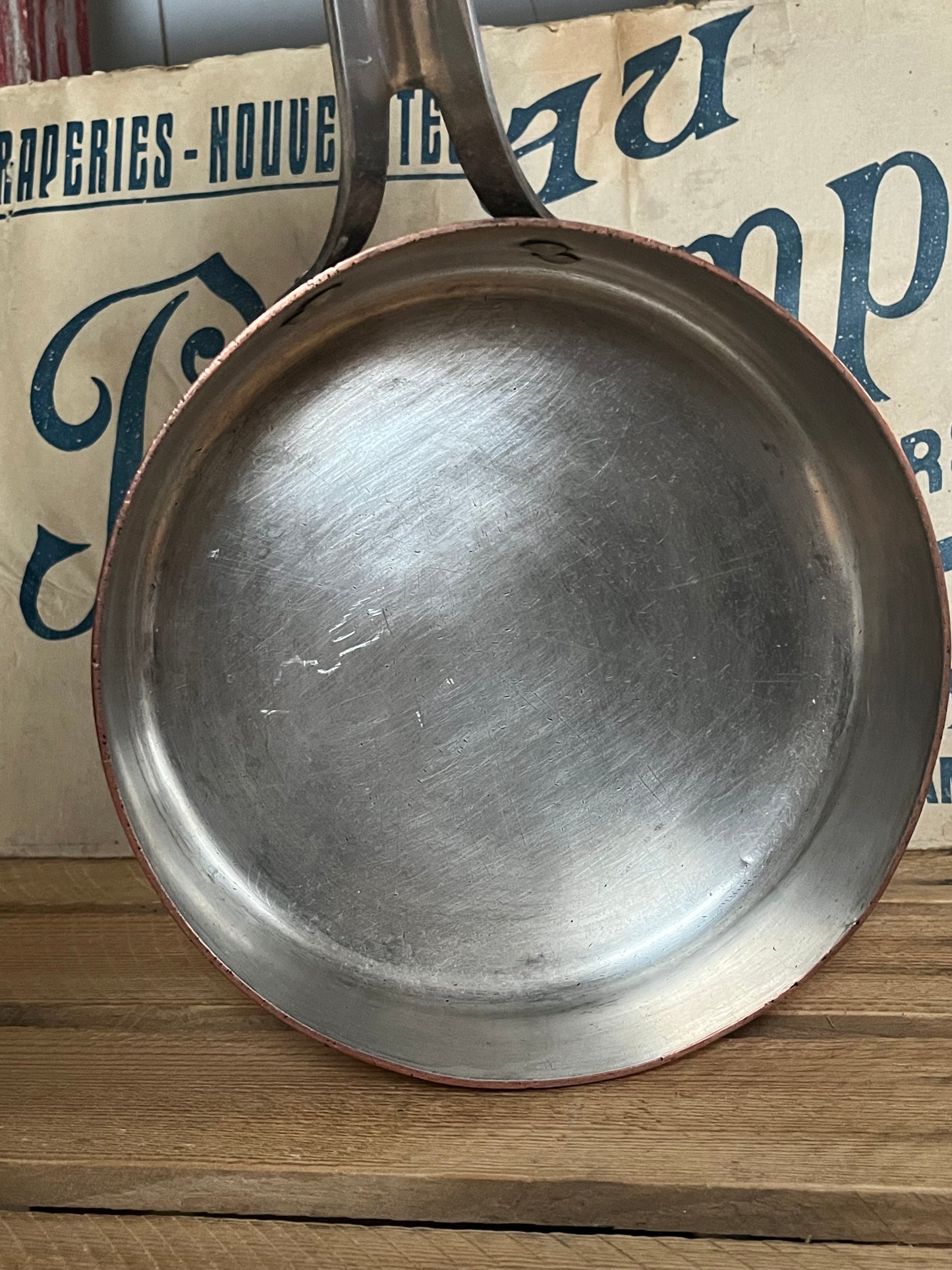 Original Kupfer Pfanne dänischer Designer Georg Jensen 1,2 Kilo