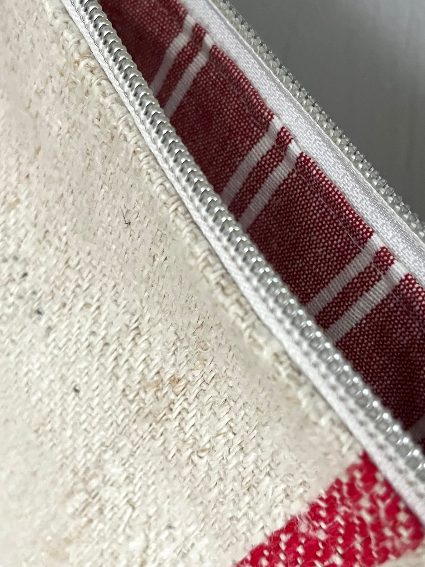 Kosmetiktasche Tasche gestreift kleiner Shopper