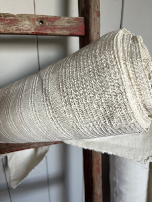 4 Meter Ballen handgewebtes Leinen mit klassischer Struktur