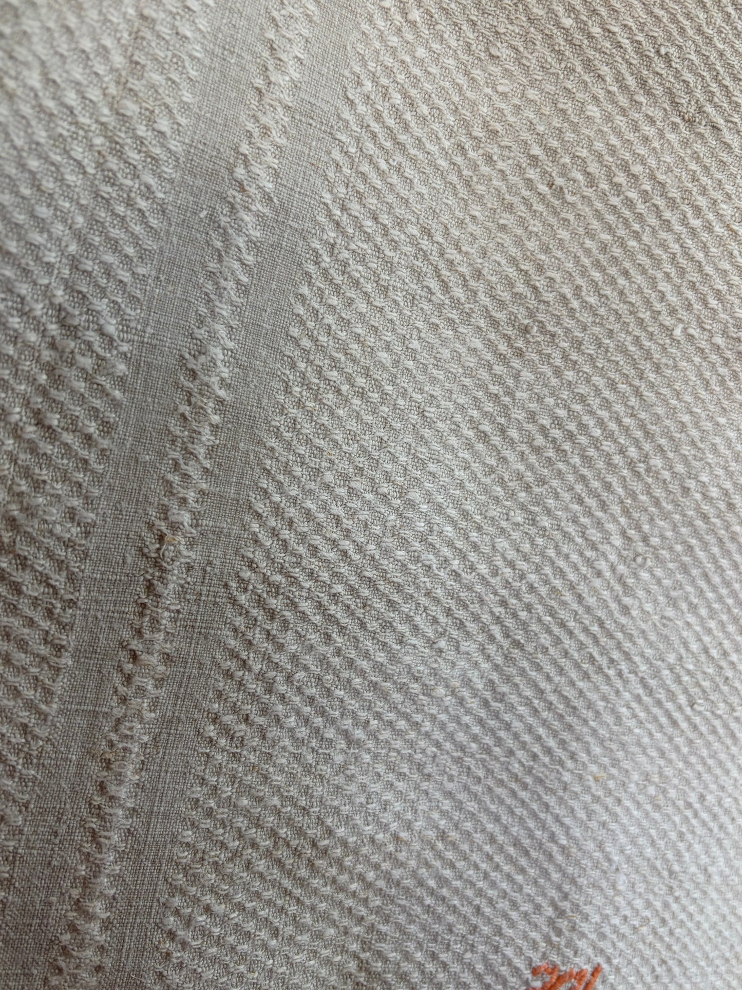 Set: 3 XL Leinentücher um 1930 mit Monogramm - die Klassiker