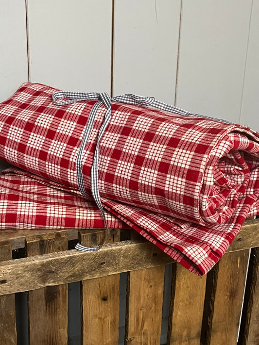 Gemütliche Bettwäsche aus Bauernleinen Kissen und Bettbezug