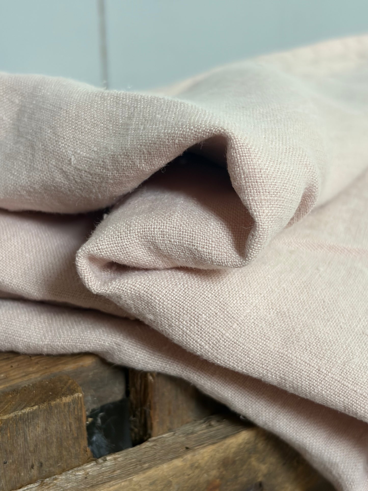 XL Leinentuch washed Leinen in Rosé 140 x 220