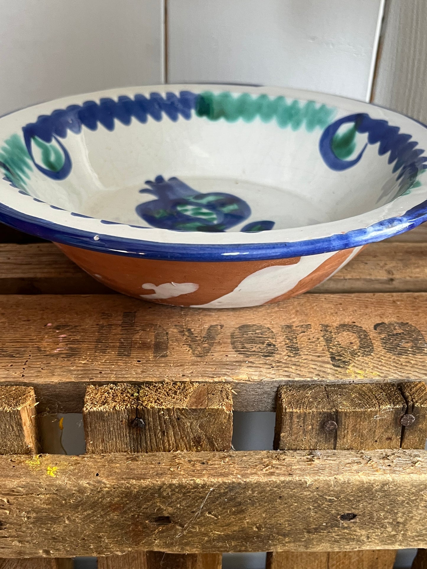 Keramik aus Granada - kleine Schüssel blau/weiß