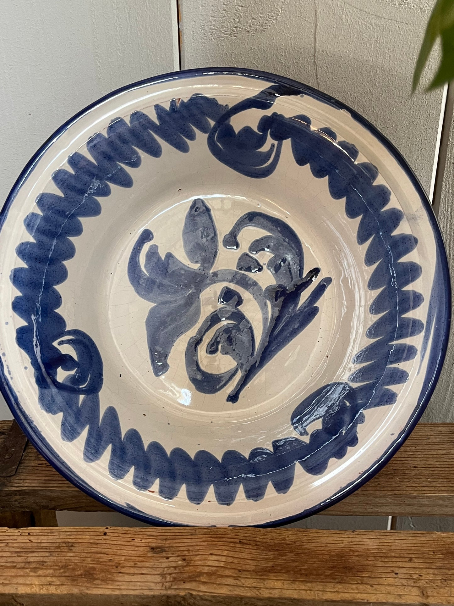 Keramik aus Granada - kleine Schüssel blau/weiß
