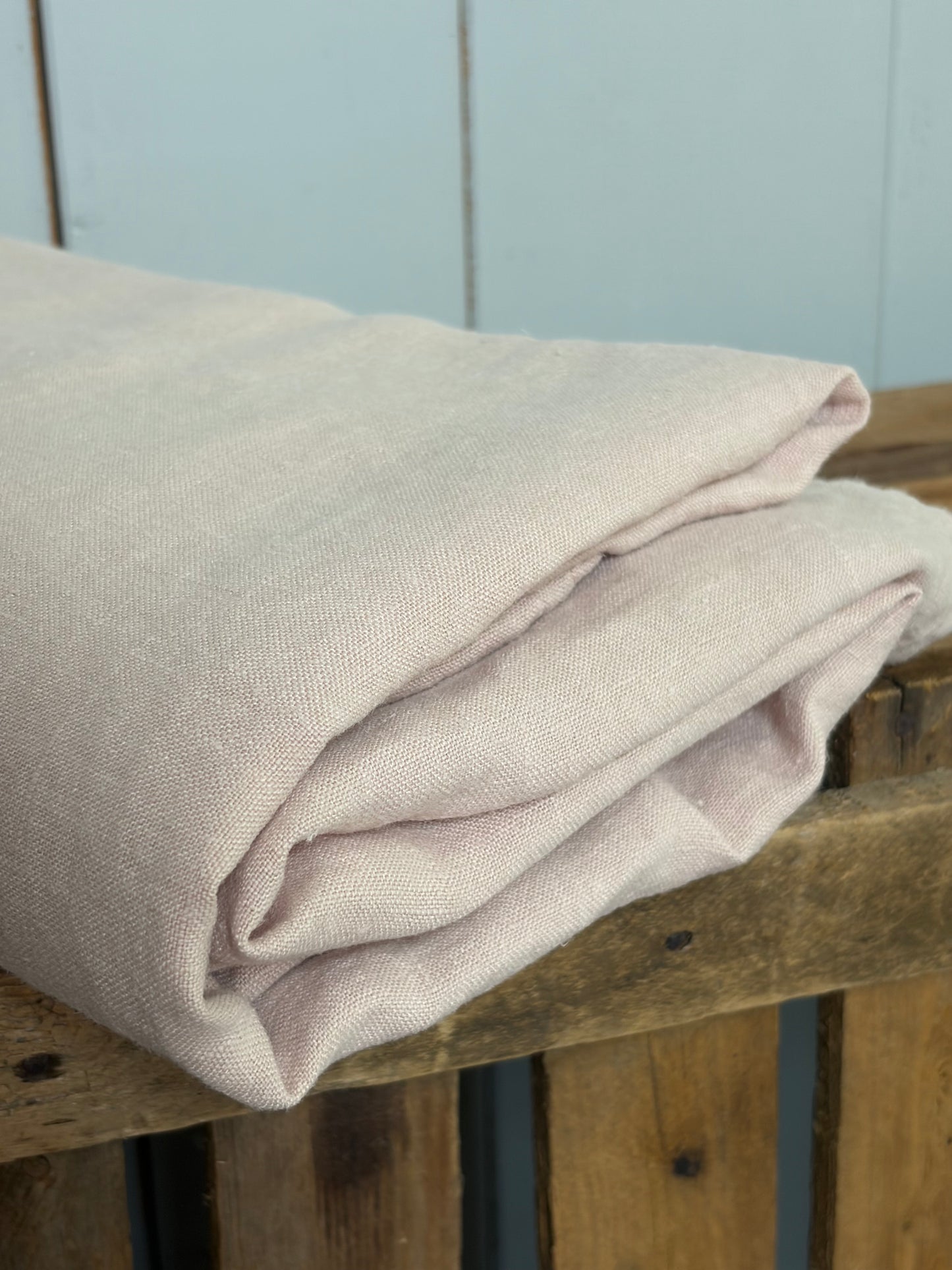 XL Leinentuch washed Leinen in Rosé 140 x 220