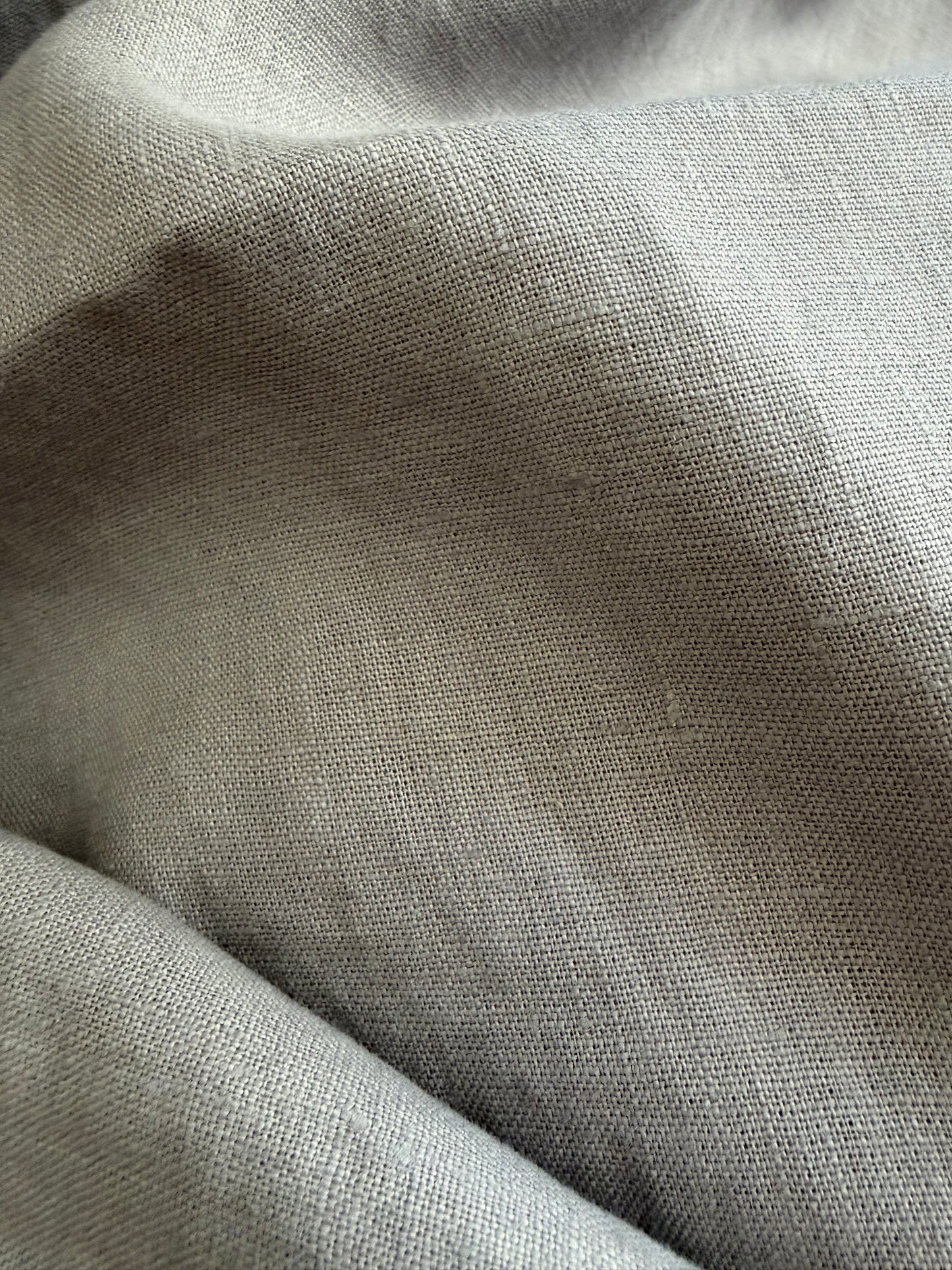 Washed Leinen in zart Grau 7 x 145