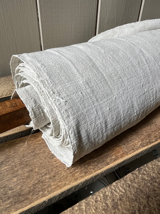 Fantastische 6,5 Meter handgewebtes Leinen aus Bayern um 1900 -  1,5 Kilo