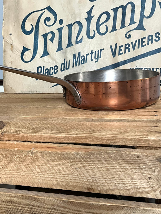 Original Kupfer Pfanne dänischer Designer Georg Jensen 1,2 Kilo