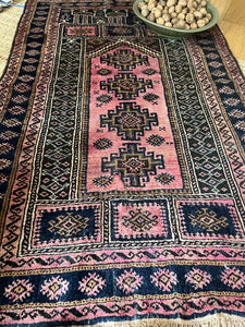 Alter original Belutsch Nomaden Teppich 138 x 90