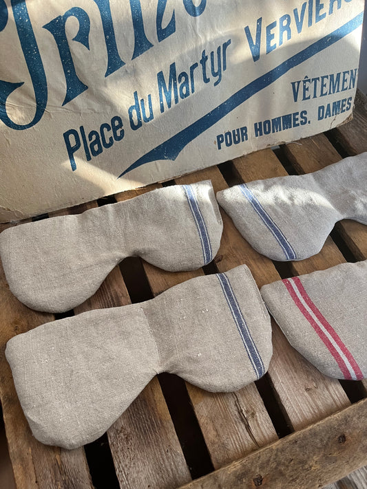 Kühlende Leinen-Augenmaske bei Migräne oder müden Augen