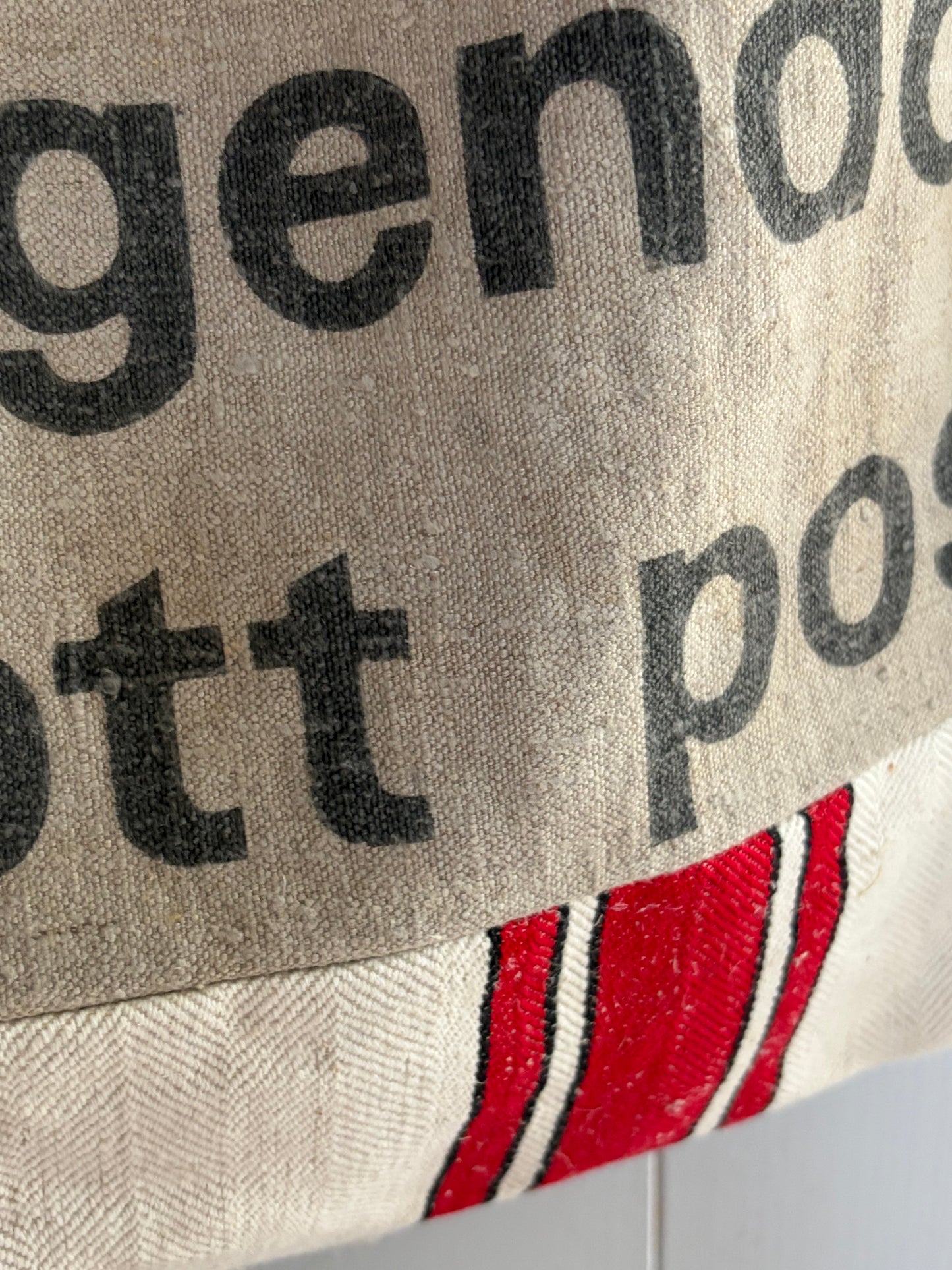 Dutch Bag: Tasche aus kräftigem altem Postsack aus den Niederlanden