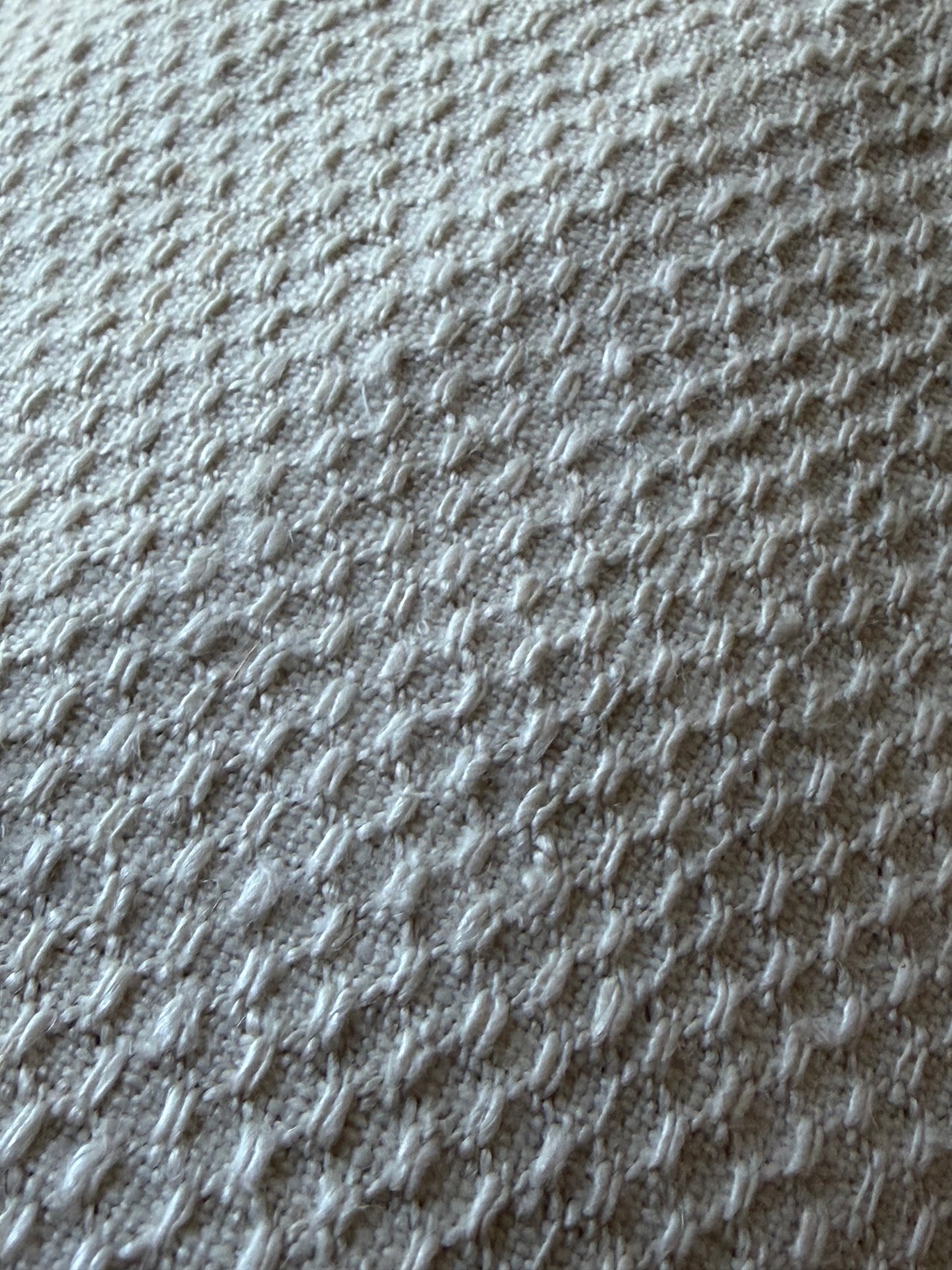 7,4 Meter Leinen mit Wabenstruktur original Tuchleinen