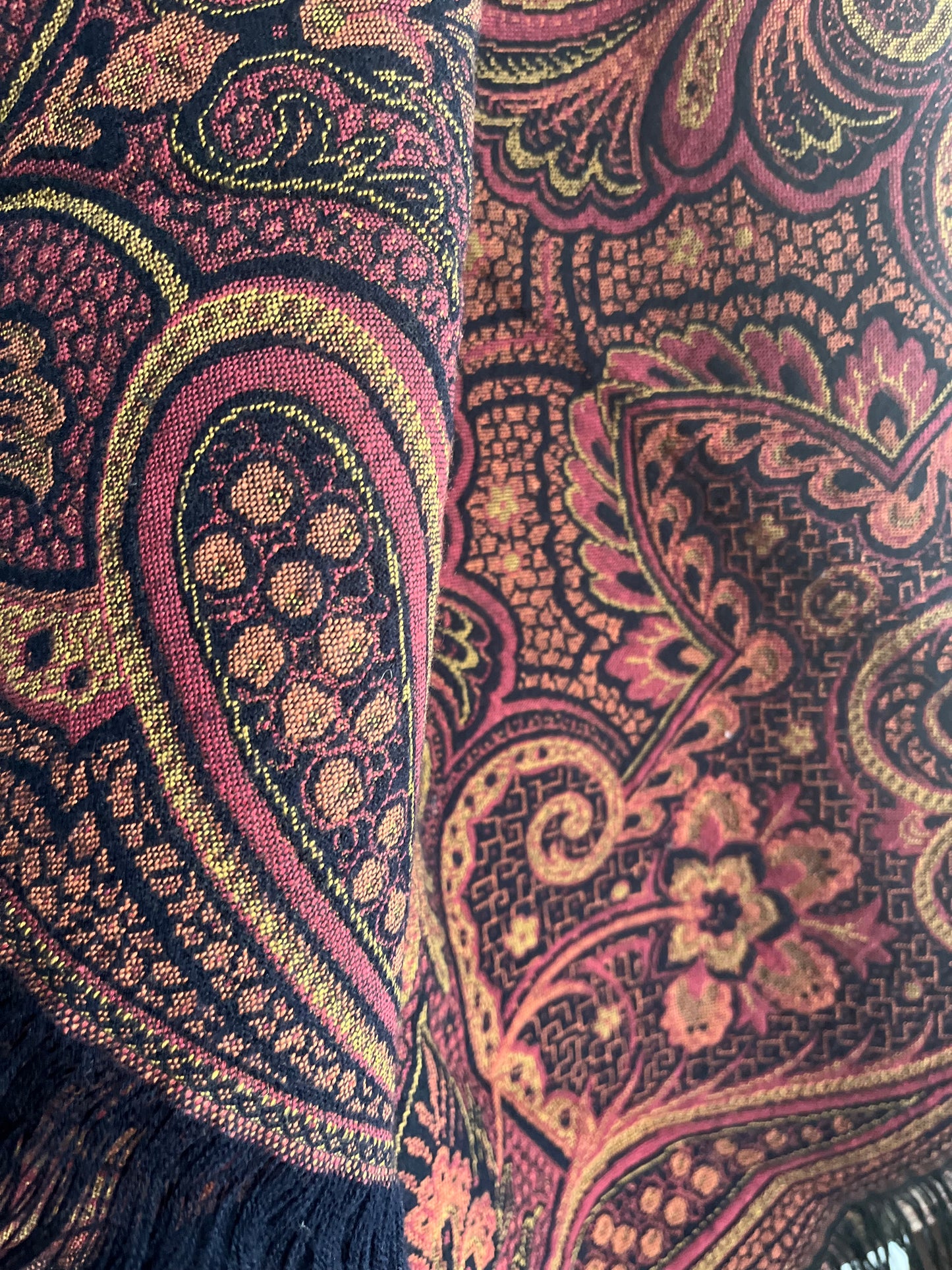 Paisleydecke aus Frankreich