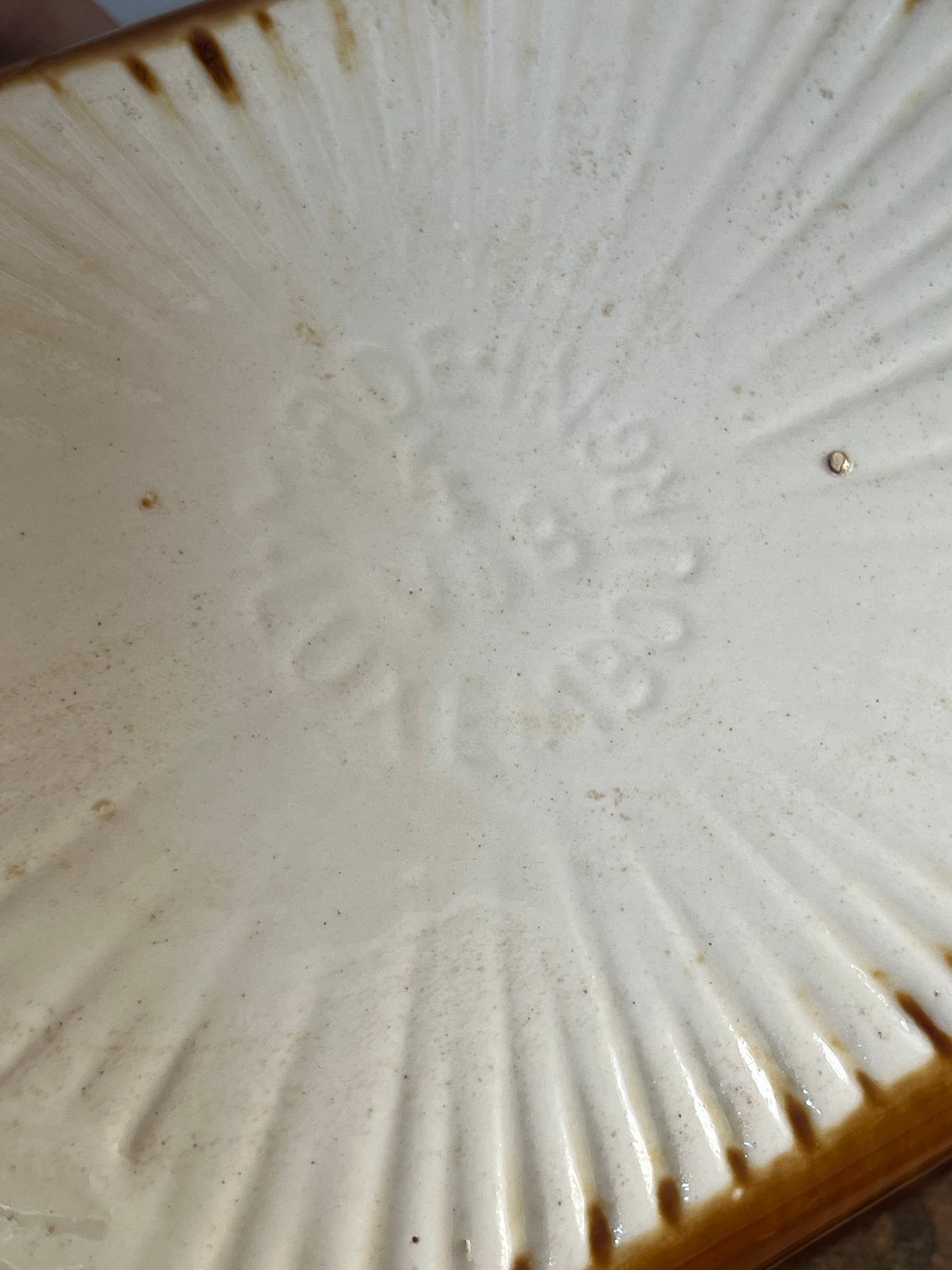Wunderbare alte Pastetenform Auflaufform aus Luxemburg