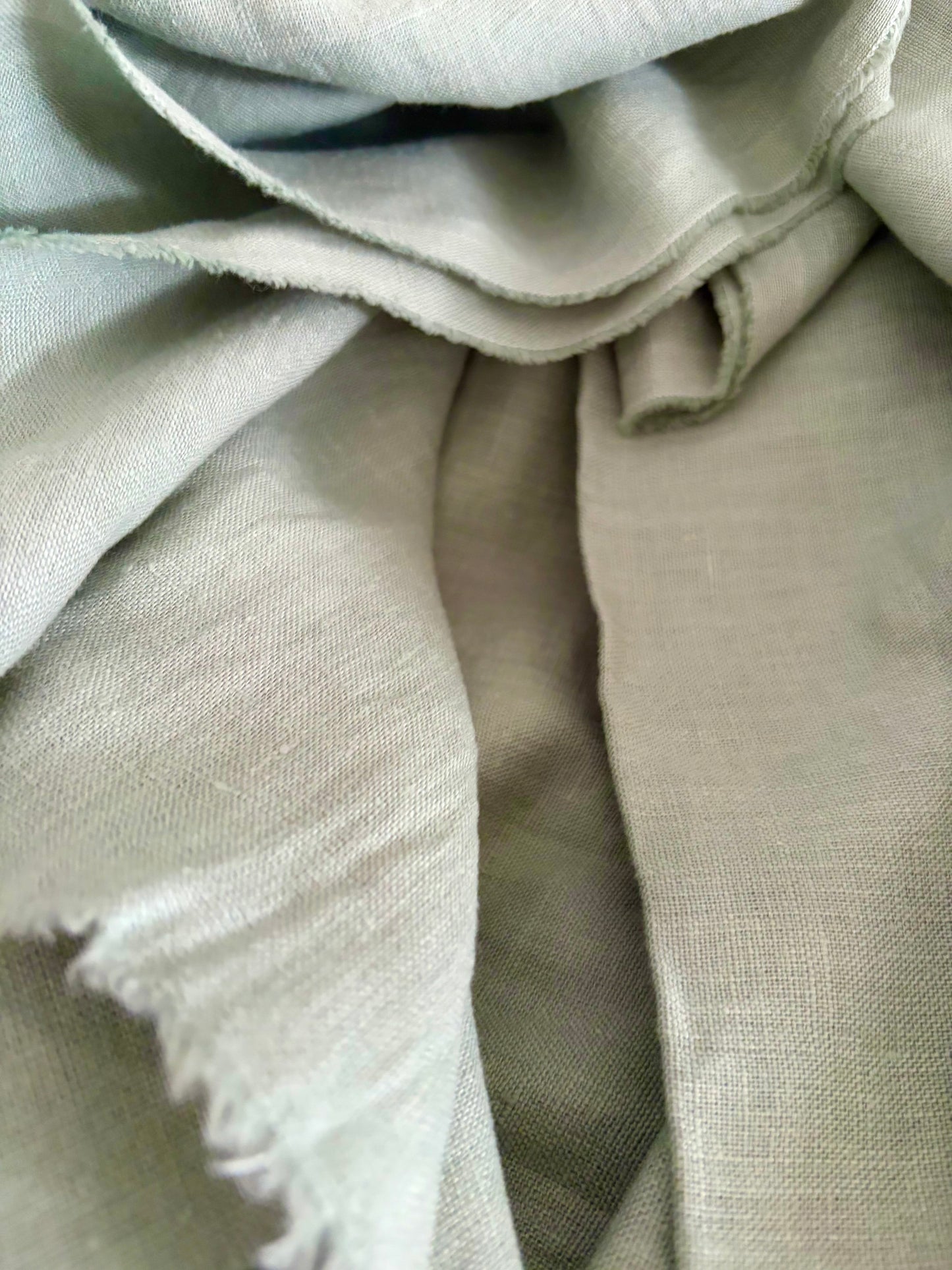 Washed Leinen in Pastell-Mint 2,65 x 1,55