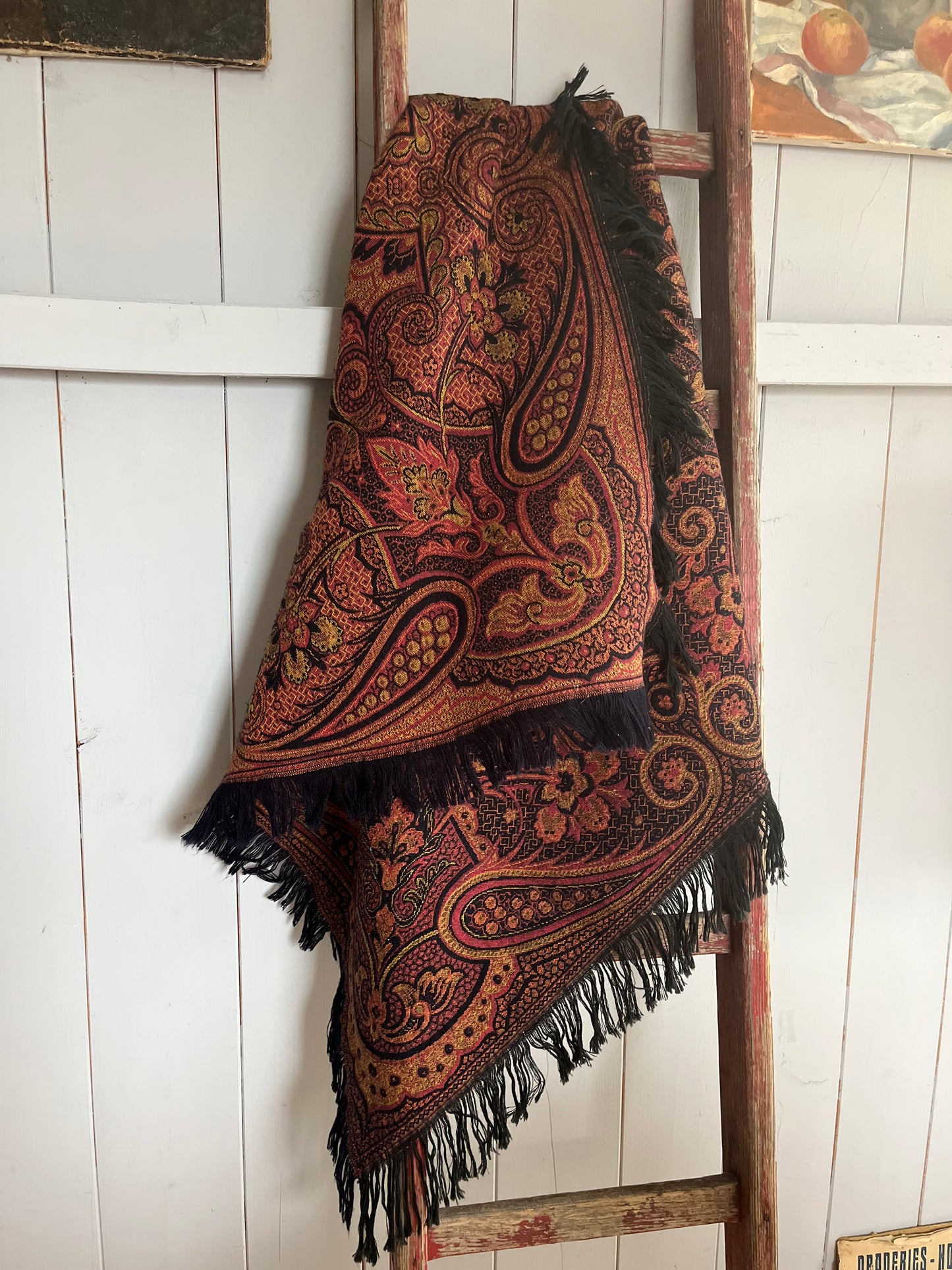 Paisleydecke aus Frankreich