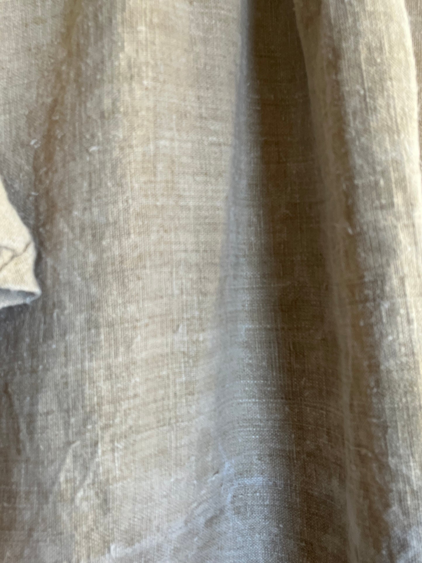 Schweres altes französisches Hemd Tunika aus Hanfstoff