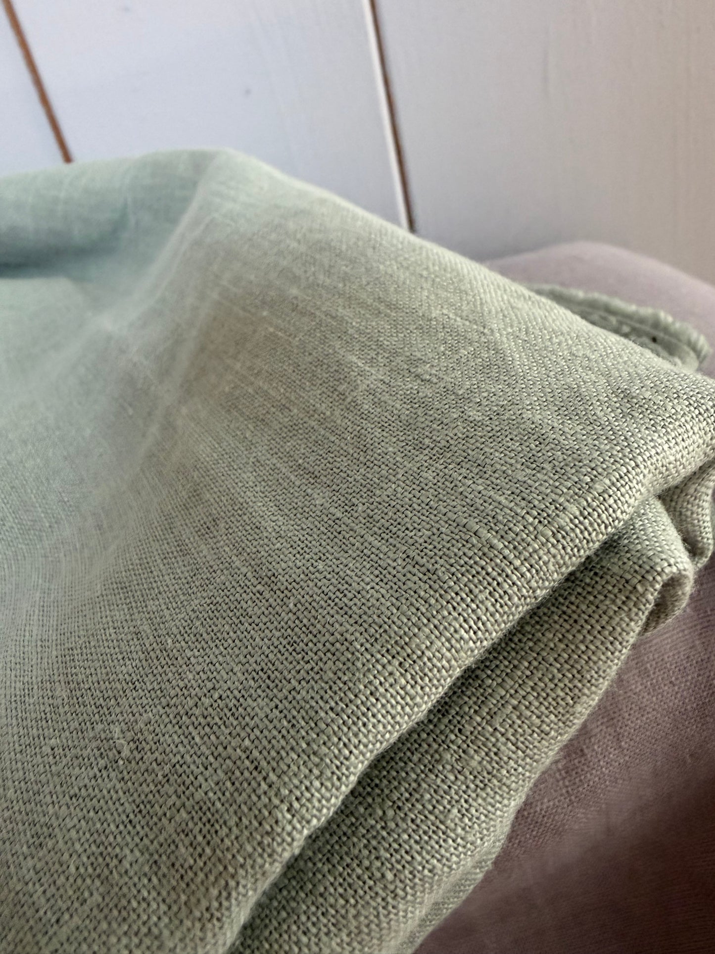 Washed Leinen in Pastell-Mint 2,65 x 1,55
