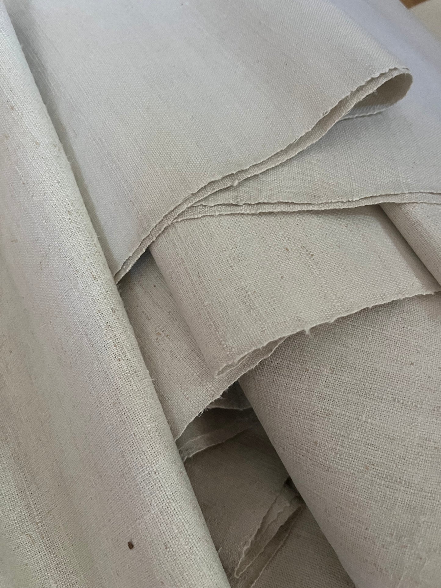 Top antikes Leinen: 5 Meter, sauber und fein gewebt