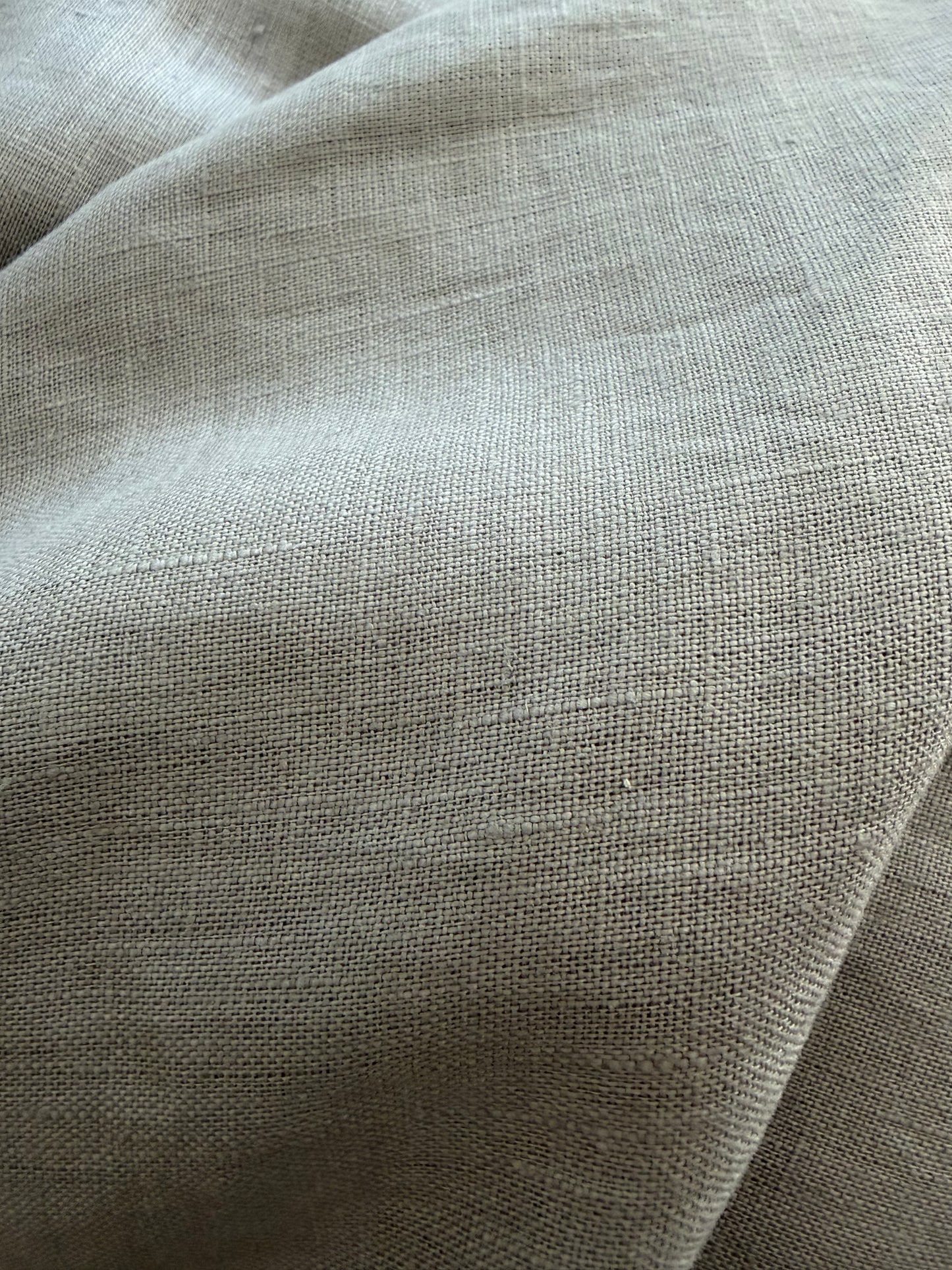 Washed Leinen in zart Grau 7 x 145