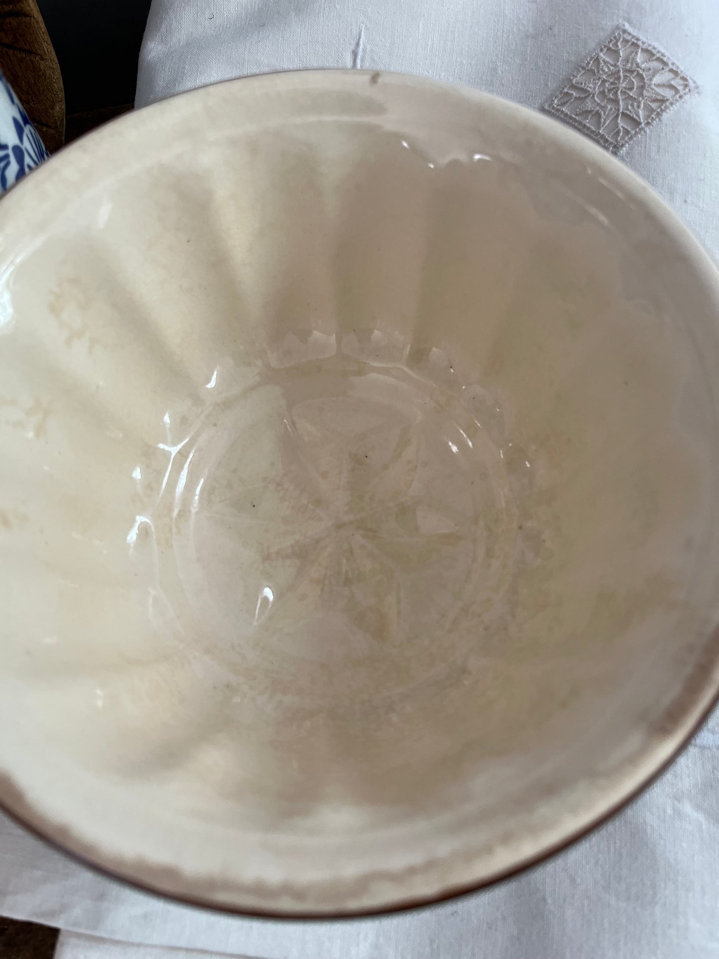 Große und alte Puddingform aus Frankreich