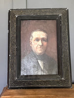 Load image into Gallery viewer, Monsieur in Öl - kleines gerahmtes Porträt
