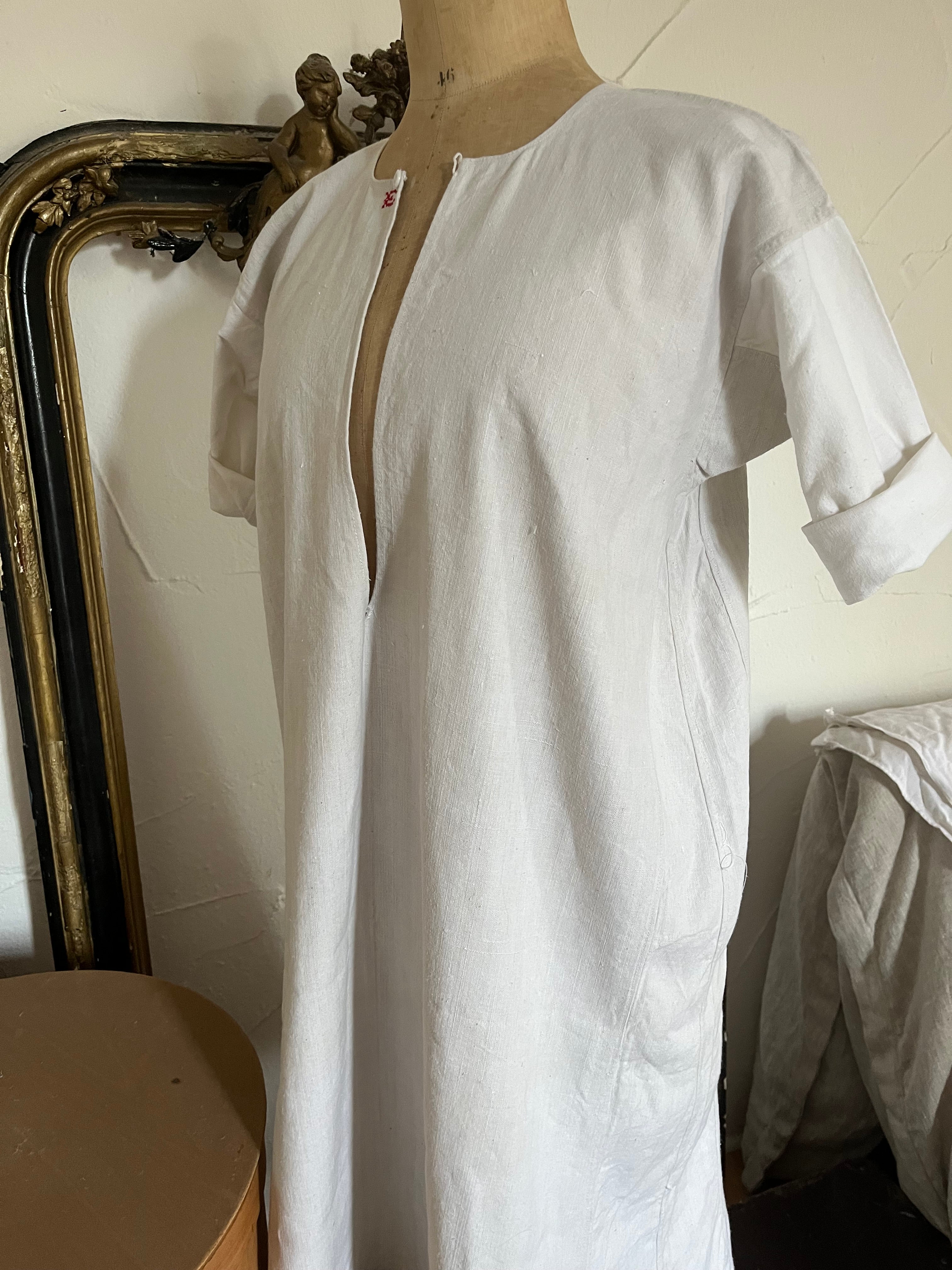 Vintage Hemd: Früher Leinenkleid, heute Tunika